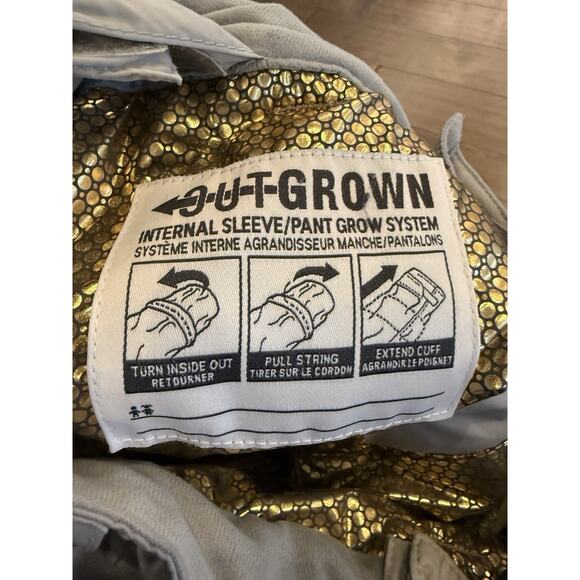 Columbia Youth Unisex Gray Omni Tech Winter Snowboarding Ski Pants S SMALL - Picture 5 of 9